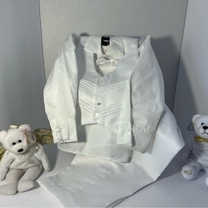 Elegant White Kids Matching Set
